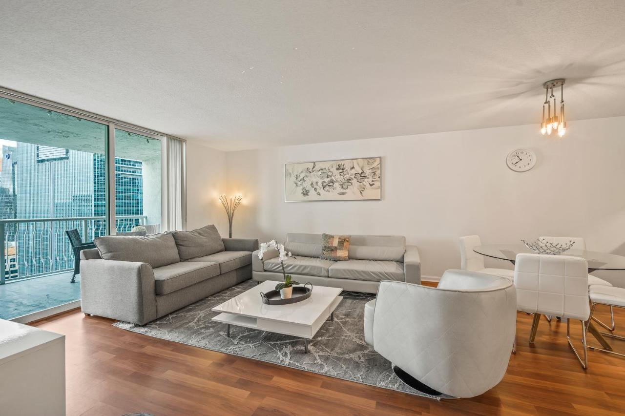 Luxurious 1Br High Rise Condo Brickell-Free Parking Miami Exterior foto